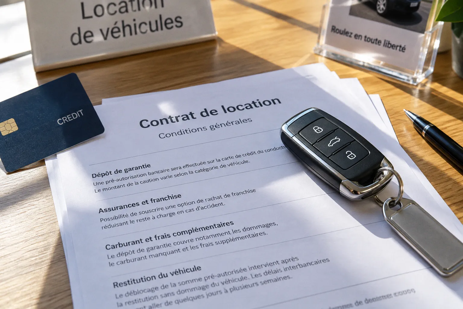 Caution de location de voiture : les points à vérifier avant