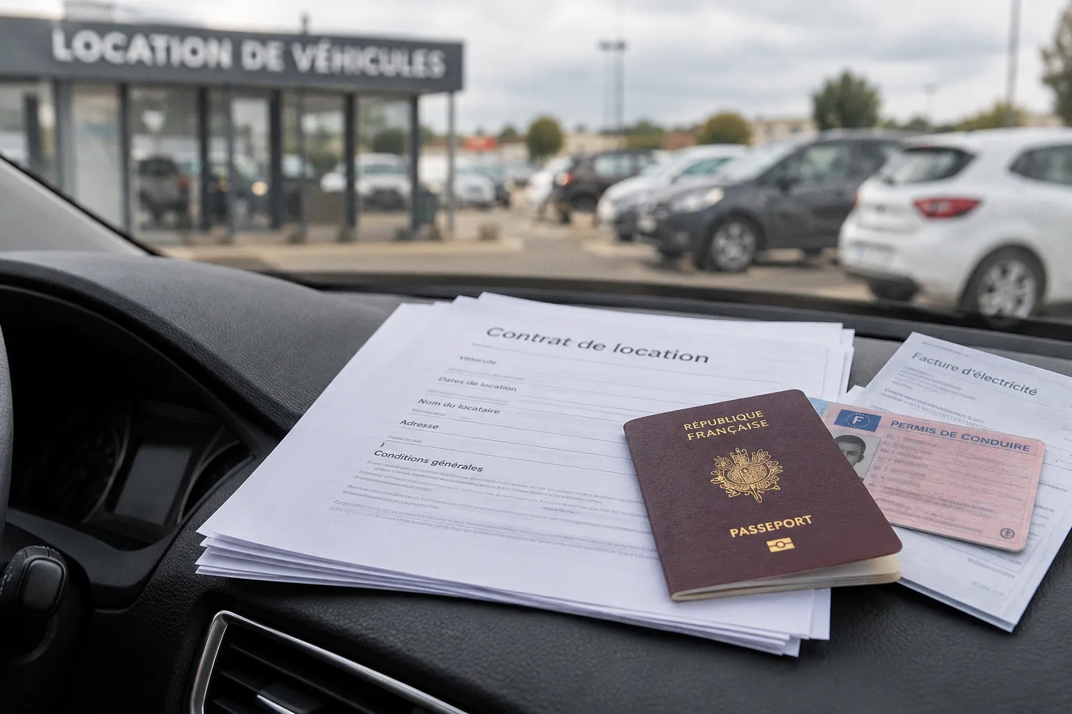 Documents pour la location de voiture : le dossier complet